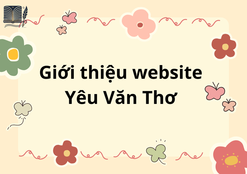 Giới Thiệu Website Yêu Văn Thơ